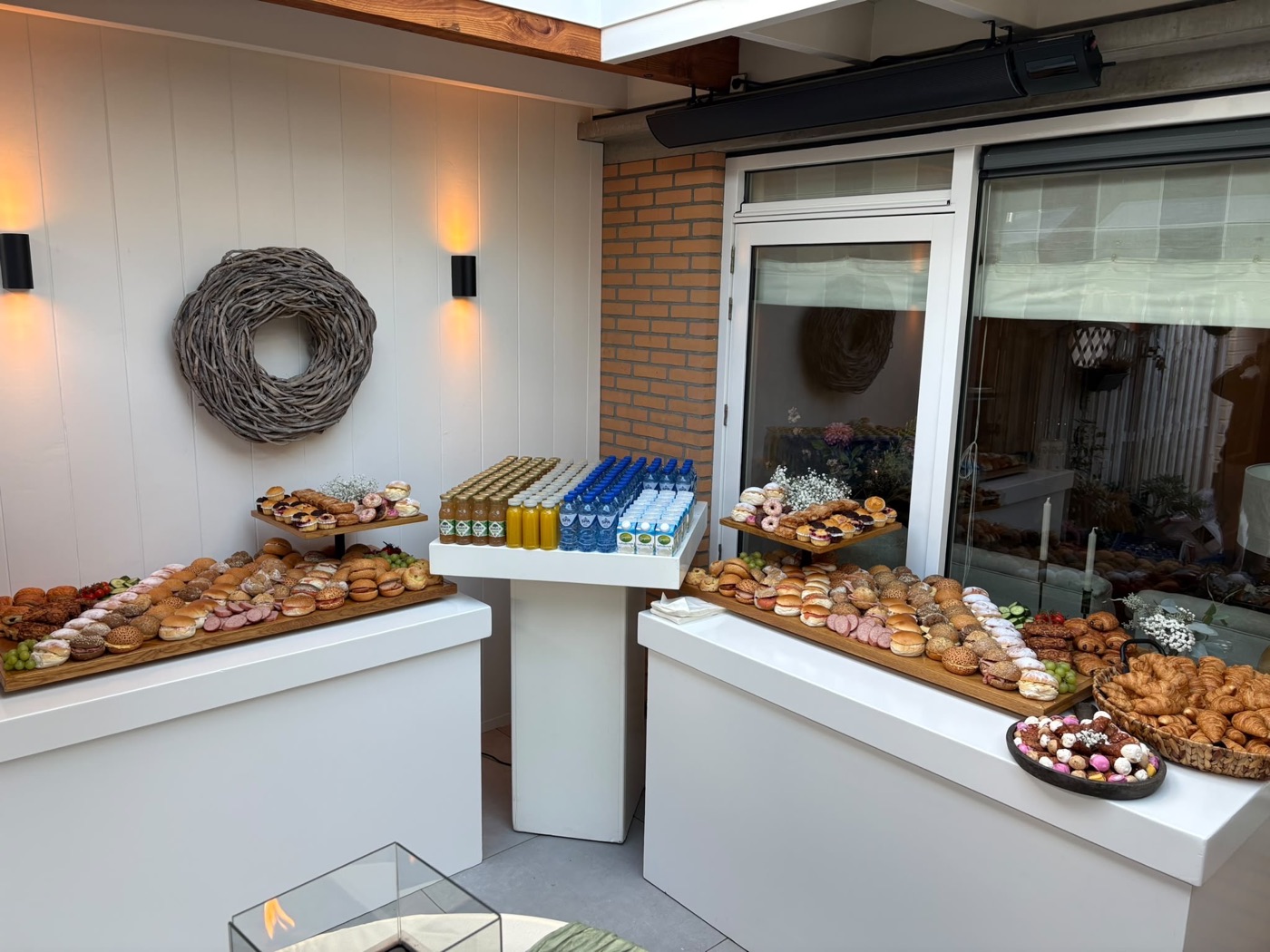 Hapjesbuffet verzorgd door Vishandel Hartevelt